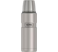 Thermos Bouteille à vide en acier inoxydable King - 470ml - Parfait pour l'isolation de l'insuline, acier inoxydable mat