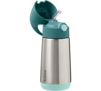 Thermos Bouteille isolante en paille de silicone 350 ml Emerald Forest BBox