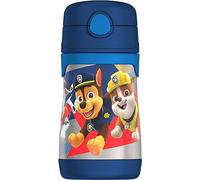 THERMOS Bouteille isotherme en acier inoxydable avec paille de 283,5 g Motif Pat' Patrouille Gar on
