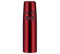 Thermos Light & Compact Stainless Steel Flask, Red, 0.75 Litres