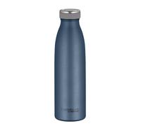 THERMOcafé by THERMOS TC Bottle Bouteille isotherme en acier inoxydable résistant aux boissons gazeuses Bleu nuit mat 0,50 l 12 h chaud 24 h froid Anti-fuite Pour l'école, les déplacements et le