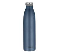 THERMOcafé by THERMOS TC Bottle Bouteille isotherme en acier inoxydable résistant aux boissons gazeuses Bleu nuit mat 0,75 l 12 h chaud 24 h froid Anti-fuite Pour l'école, les déplacements et le