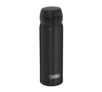 Thermos Bouteille Isotherme ultralégère, Acier Inoxydable, Noir Mat, 0,5 l 500 m