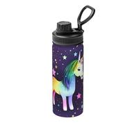 Thermos de sport One Horse Star en acier inoxydable de 532 ml, convient pour les hommes et les femmes, conservation efficace de la chaleur, facile à transporter