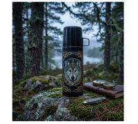 Thermos - EDEN - Loup - 350 ml - Acier inoxydable - Motif Loup (Lisa Parker)