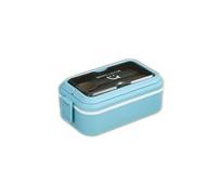 Thermos-expert Boîte Repas Isotherme Chaud Longue Durée, Boîte Repas Isotherme en Acier Inoxydable - Lunch Box Gastronomique Modulable (Bleu,1L)