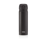Thermos Flasque en acier inoxydable, noir mat, 470 ml