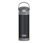 THERMOS FUNTAINER Bouteille isotherme en acier inoxydable de 473 ml avec couvercle bec large, anthracite mat