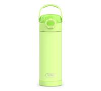 THERMOS FUNTAINER Bouteille isotherme en acier inoxydable de 473 ml avec couvercle large bec verseur, citron vert fluo