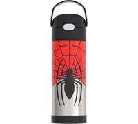 THERMOS FUNTAINER Bouteille isotherme sous vide en acier inoxydable avec large bouchon à bec verseur de 473 ml