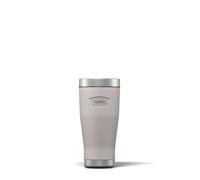 Thermos - Gobelet de voyage Icon Sandstone (470 ml), réutilisable et isotherme en acier inoxydable pour boissons chaudes ou froides, bouteille d'eau scellée sous vide avec un couvercle anti-fuite