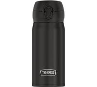 Thermos Gourde de sport à double paroi en acier inoxydable 340 ml (Noir)