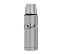 THERMOS Gourde isotherme en acier inoxydable mat 470 ml - 4003.205.047 - Passe au lave-vaisselle - Conserve au chaud pendant 12 heures et au froid - Sans BPA