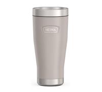 Thermos Icon MUG 0,47 l, beige/grès mat, gobelet isotherme, 470 ml, en acier inoxydable, 7 h chaud/22 h froid, passe au lave-vaisselle, entièrement étanche, sans BPA