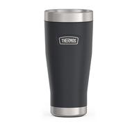 Thermos Icon Mug Gobelet isotherme en acier inoxydable 0,47 l Gris foncé/graphite mat 470 ml Passe au lave-vaisselle Entièrement étanche Sans BPA