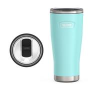 Thermos Icon Series Gobelet isotherme en acier inoxydable avec fermeture glissi re 24 onces Vert mer