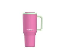 Kambukka Rio Gobelet isotherme avec poignée, 1 000 ml, Bubblegum Mint, couvercle avec fermeture hermétique