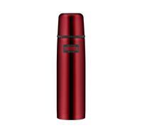 Thermos Light & Compact Stainless Steel Flask, Red, 0.75 Litres