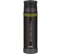Thermos Mountain Beverage Bottle Bouteille Isotherme, En Acier Inoxydable, 0,75 L, Avec Gobelet, Chaude 24 H/24 H Froide, Légère, Robuste, Bouchon Démontable, Sans Bpa