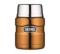 Thermos pour aliments avec cuillère pliante et tasse 470 ml cuivre