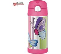 Thermos pour enfants avec paille Thermos 0,35l papillon