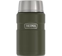 Thermos Récipient alimentaire en acier inoxydable King 470ml - Vert armée Matt Thermos Récipient alimentaire en acier inoxydable King 470ml - Vert armée Matt