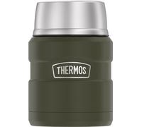 Thermos Récipient alimentaire en acier inoxydable King 470ml - Vert armée Matt Thermos Récipient alimentaire en acier inoxydable King 470ml - Vert armée Matt