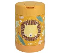 Thermos repas bébé en inox animaux orange TU