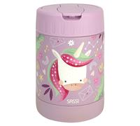 Thermos repas bébé en inox animaux rose TU