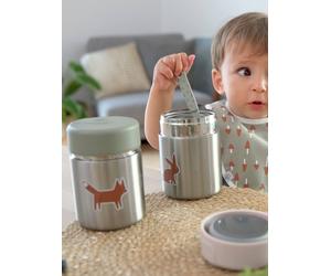 Thermos repas LÄSSIG en inox little forest renard TU