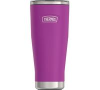 THERMOS Série ICON Gobelet en acier inoxydable avec verrou coulissant, 532 ml, prune