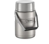 Thermos Stainless King Bocal alimentaire isotherme avec 2 inserts en acier inoxydable 1,3 l