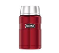 Thermos Stainless King Récipient alimentaire isotherme en acier inoxydable, Acier inoxydable, framboise, 0,71 Liter
