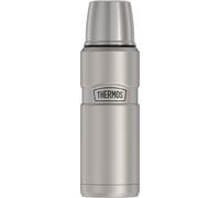 THERMOS Stainless King Vacuum-Insulated Compact Bottle, 16 Ounce, Matte Steel