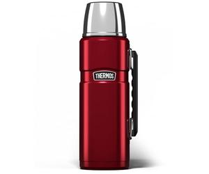 THERMOS Très Grande Flasque de 1,2 L en Acier Inoxydable, Rouge Cranberry