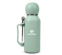 Thermos YerbaGo Cebador 1,3 L - Thermos inox double paroi avec gourde 150 ml & bombilla Pistache