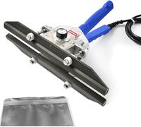 Thermoscellant portable, contrôle de la température de 0 à 300 °C, longueur de joint de 40 cm pour sacs en cellophane kraft en papier Mylar, scellant à impulsion portable
