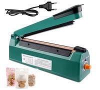 Thermoscelleuse Machine, Scelleuse Thermique, 200mm Soudeuse Sac Plastique, Largeur De Joint De 3mm, Avec Contrôle De La Température à 8 Vitesses, Thermoscelleuse pour Sacs En Plastique Pp Pe