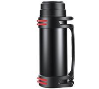 Thermoses Flacon Isotherme avec poignée 1,6 L 48H isolé en Acier Inoxydable, Flacon à Vide étanche avec Tasse, Flacon à Vide Portable for la Maison, l'extérieur, Les Voyages, la voiture/3033