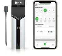Ninja ProChef Sonde thermomètre à viande sans fil intérieur/extérieur, grillades et fritures sans huile avec portée Bluetooth de 50 m, autonomie 30 heures, connectée à l'app et étanche WP100EU