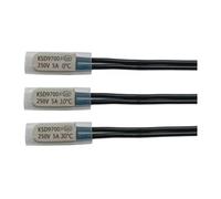Thermostat 1/5/10 KSD9700 0C 5C 10C 20C 25C 30C 35C, interrupteur de température à disque bimétallique NC/NO 5A250V(5C,10PCS_5A-METAL-NC)