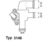 WAHLER 3146.90D Thermostat d'eau