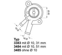 Thermostat 3484.87D BorgWarner (Wahler)