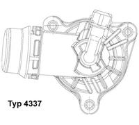 WAHLER 4337.105D Thermostat d'eau