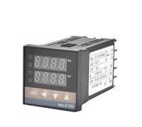 Thermostat 48*48 REX-C100 K J PT100 400 degrés 220 V sortie numérique électronique PID capteurs programmables contrôleur de température (REX-C100 J SSR)