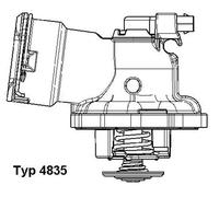 WAHLER 4835.87D Thermostat d'eau