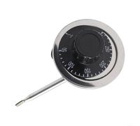 Thermostat à bouton avec tube capillaire pour chaudière à eau, friteuse, plaque électrique - Interrupteur de commande réglable (30-110 ℃)