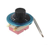 Thermostat à bouton avec tube capillaire pour un contrôle précis de la température dans les chaudières à eau, friteuses et plaques électriques, réglages réglables, installation facile, plusieurs