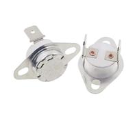 Thermostat à interrupteur de température normalement fermé en céramique KSD302 16A 250V KSD301 40 45 55 65 75 90 100 110 120 130C(92C)