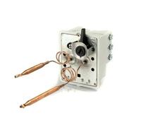 Thermostat à régulation version bi-bulbes tripolaire type KBTS, L de canne: 370mm